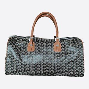 Goyard Black & Brown Boston 50 Duffel Bag